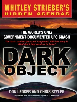 Dark Object - ebook